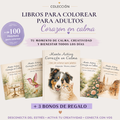 🔥 Colección Completa Pack x 5 Libros para Colorear Imprimibles +3 Bonos de regalo